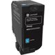 Lexmark 74C2HC0 - Cyan - Toner - Grande capacité