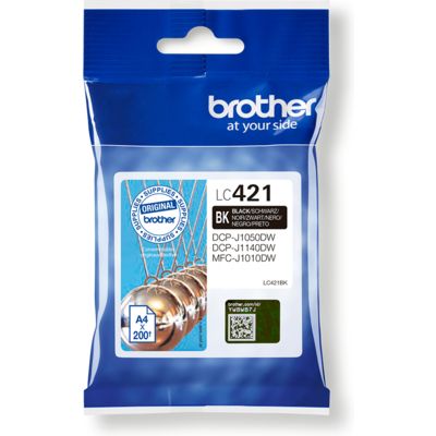 Brother LC-421BK - Noir - Cartouche d'encre