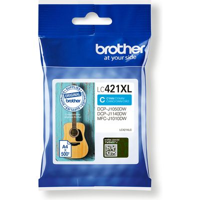 Brother LC-421XLC - Cyan - Cartouche d'encre - Grande capacité