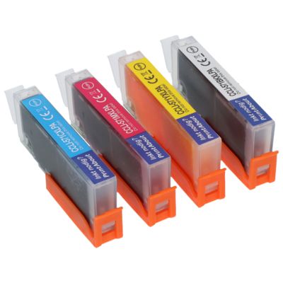 Cartouche compatible Canon CLI-571BK/C/M/Y - 4 couleurs - Multipack