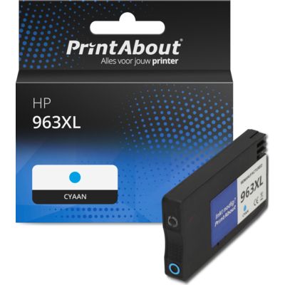 Huismerk HP 963XL (3JA27AE) Inktcartridge Cyaan Hoge capaciteit