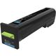 Lexmark 72K2XC0 Toner Cyaan