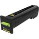 Lexmark 72K2XY0 Toner Geel