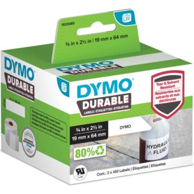 Dymo 1933085 (1933084) Etiket Zwart op wit