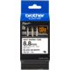 Brother HSe-221 (HSE-221) - (8,8 mm) - Noir sur blanc - Ruban