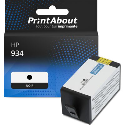 Cartouche compatible HP 934 (C2P19AE) - Noir