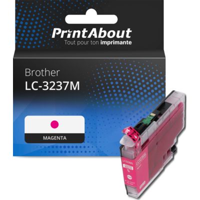 Cartouche compatible Brother LC-3237M - Magenta