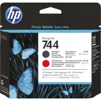 HP F9J88A (744) - Noir mat + rouge - Tête d'impression