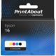 Cartouche compatible Epson 16 (T1621/22/23/24) - 4 couleurs - Multipack