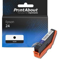 Cartouche compatible Epson 24 (C13T24214012) - Noir