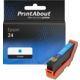 Huismerk Epson 24 (C13T24224012) Inktcartridge Cyaan