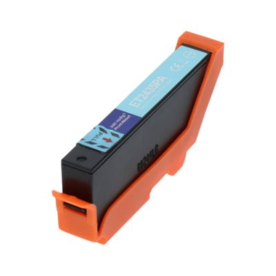 Huismerk Epson 24 (C13T24254012) Inktcartridge Licht-cyaan