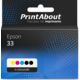Cartouche compatible Epson 33 (C13T33374012) - 5 couleurs - Multipack