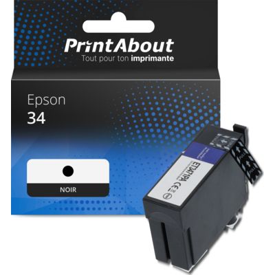 Cartouche compatible Epson 34 (C13T34614010) - Noir
