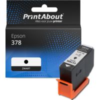 Huismerk Epson 378 (C13T37814010) Inktcartridge Zwart