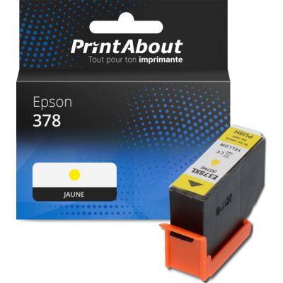 Cartouche compatible Epson 378 (C13T37844010) - Jaune