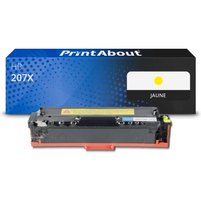 Toner compatible HP 207X (W2212X) - Jaune - Grande capacité