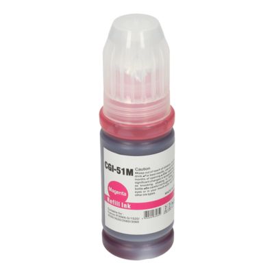 Huismerk Canon GI-51M Inktcartridge Magenta