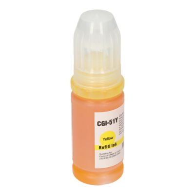 Cartouche compatible Canon GI-51Y - Jaune