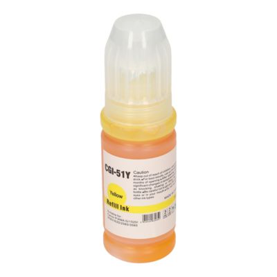 Cartouche compatible Canon GI-51Y - Jaune