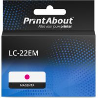 PrintAbout Huismerk vervangt Brother LC-22EM Inktcartridge Magenta