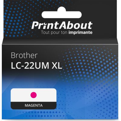 Cartouche compatible Brother LC-22UM XL - Magenta - Grande capacité