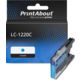 PrintAbout Huismerk vervangt Brother LC-1220C Inktcartridge Cyaan