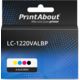 PrintAbout Huismerk vervangt Brother LC-1220VALBP Inktcartridge 4-kleuren Multipack