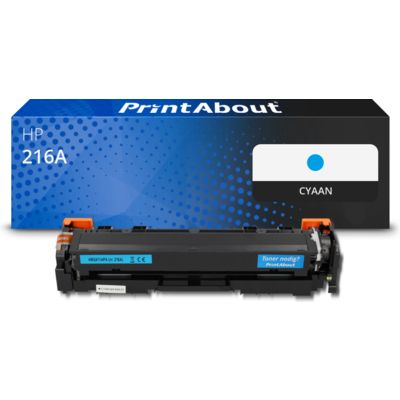 Huismerk HP 216A (W2411A) Toner Cyaan