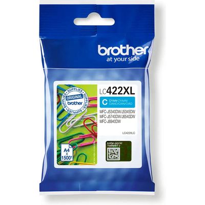 Brother LC-422XLC - Cyan - Cartouche d'encre - Grande capacité