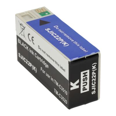 Huismerk Epson SJIC22P(K) Inktcartridge Zwart