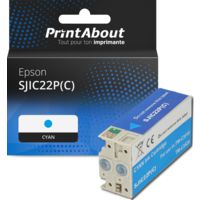Cartouche compatible Epson SJIC22P(C) - Cyan