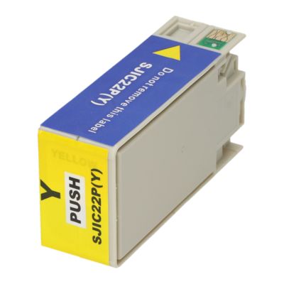 Huismerk Epson SJIC22P(Y) Inktcartridge Geel