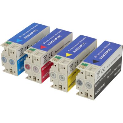 Cartouche compatible Epson SJIC22P(K/C/M/Y) - 4 couleurs - Multipack