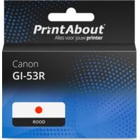 Huismerk Canon GI-53R Inktcartridge Rood