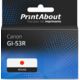 Cartouche compatible Canon GI-53R - Rouge