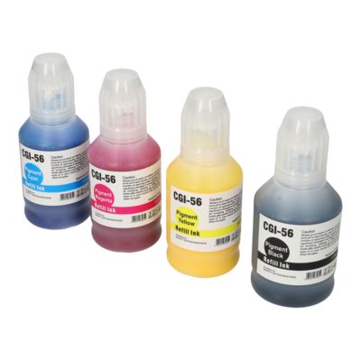 Huismerk Canon GI-56BK/C/M/Y Inktcartridge 4-kleuren Multipack