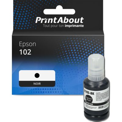 Cartouche compatible Epson 102 (T03R140) - Noir