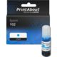 Huismerk Epson 102 (T03R240) Inktcartridge Cyaan