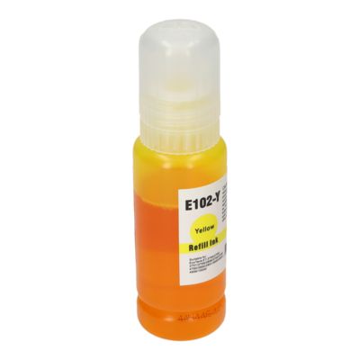Huismerk Epson 102 (T03R440) Inktcartridge Geel