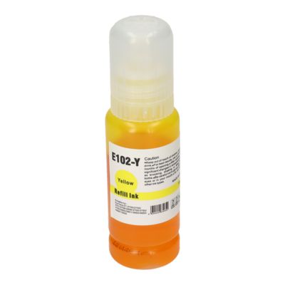 Huismerk Epson 102 (T03R440) Inktcartridge Geel