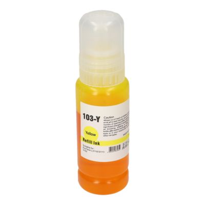 Huismerk Epson 103 (C13T00S44A) Inktcartridge Geel