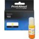Huismerk Epson 103 (C13T00S44A) Inktcartridge Geel