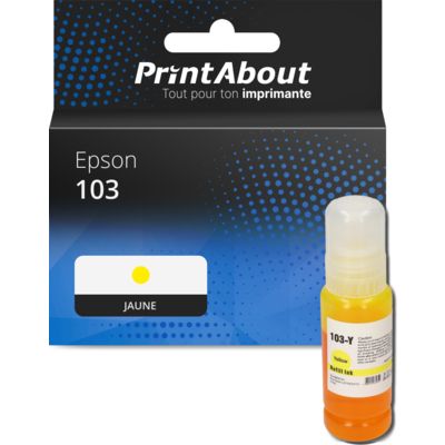 Cartouche compatible Epson 103 (C13T00S44A) - Jaune