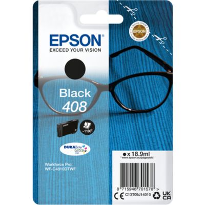 Epson 408 (C13T09J14010) - Noir - Cartouche d'encre