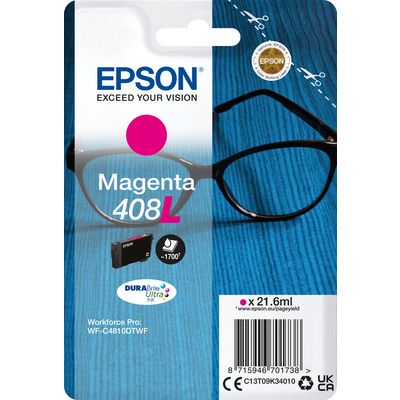 Epson 408L (C13T09K34010) - Magenta - Cartouche d'encre - Grande capacité