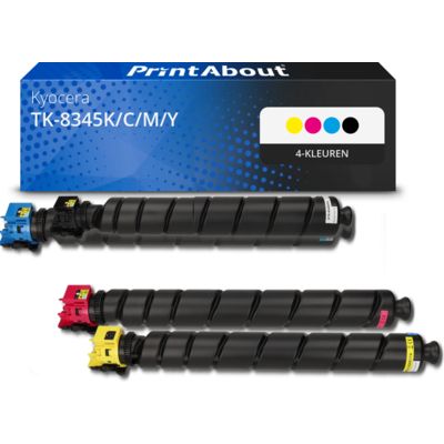 Huismerk Kyocera TK-8345K/C/M/Y Toner 4-kleuren Multipack