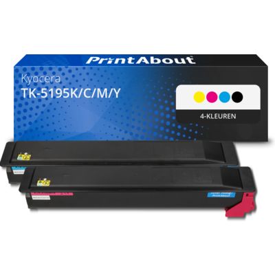 Huismerk Kyocera TK-5195K/C/M/Y Toner 4-kleuren Multipack