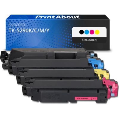Huismerk Kyocera TK-5290K/C/M/Y Toner 4-kleuren Multipack