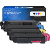 Toner compatible Kyocera TK-5290K/C/M/Y - 4 couleurs - Multipack